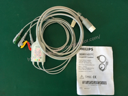 PN 98980314317 فیلیپس قطعات دستگاه ECG 3 سرنخ کابل اصلی IEC Leadset