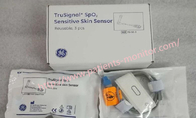 GE TS-SE-3 TruSignal قابل استفاده مجدد سنسور SpO2 حساس به پوست بزرگسالان کودکان نوزاد نوزاد 1M QTY 3