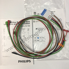 philip CBL قابل استفاده مجدد ECG Leadwires 5 Leadset Snap AAMI ICU M1644A 989803144991