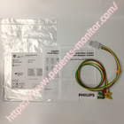 989803145101 قطعات تجهیزات پزشکی philip ECG Lead Set 3 Leadset Grabber IEC ICU 1M M1672A